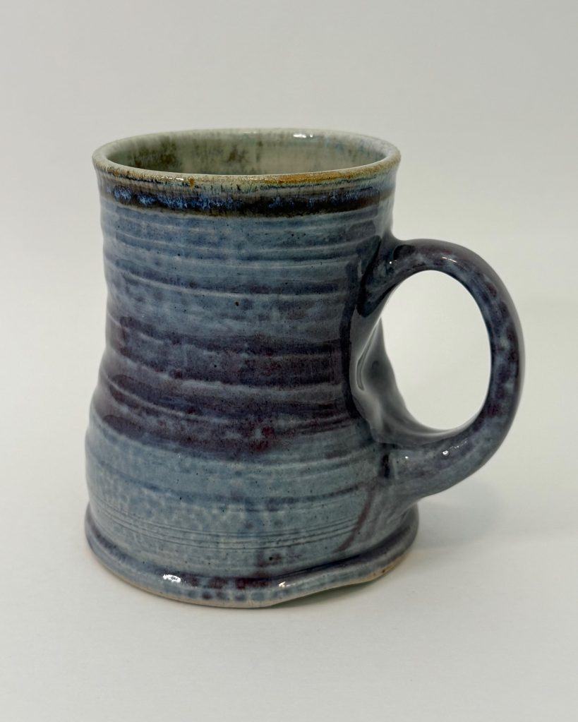 Mug with Light and Dark Blue glazes